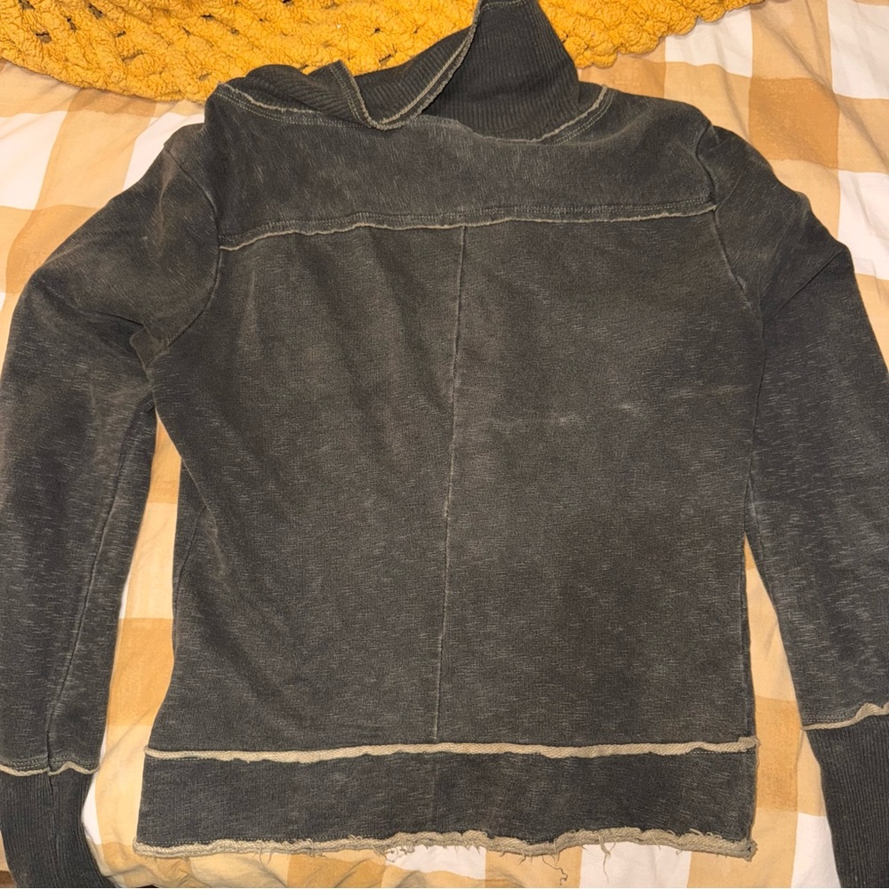 Brown Asymmetrical Zip Jacket - image 3